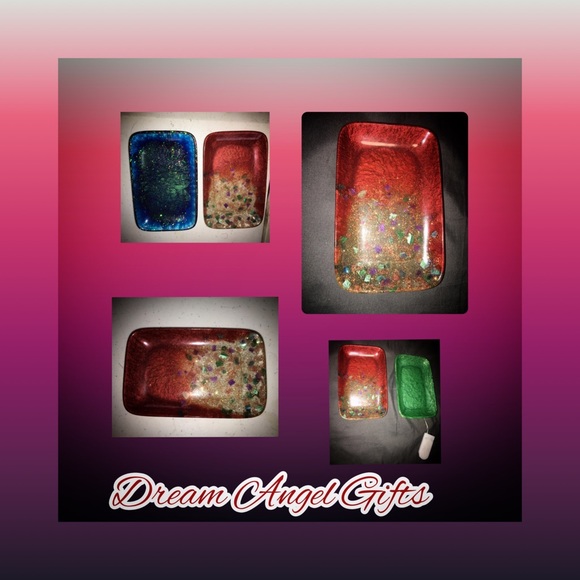 Maroon love chips Jewelry tray - Picture 1 of 1